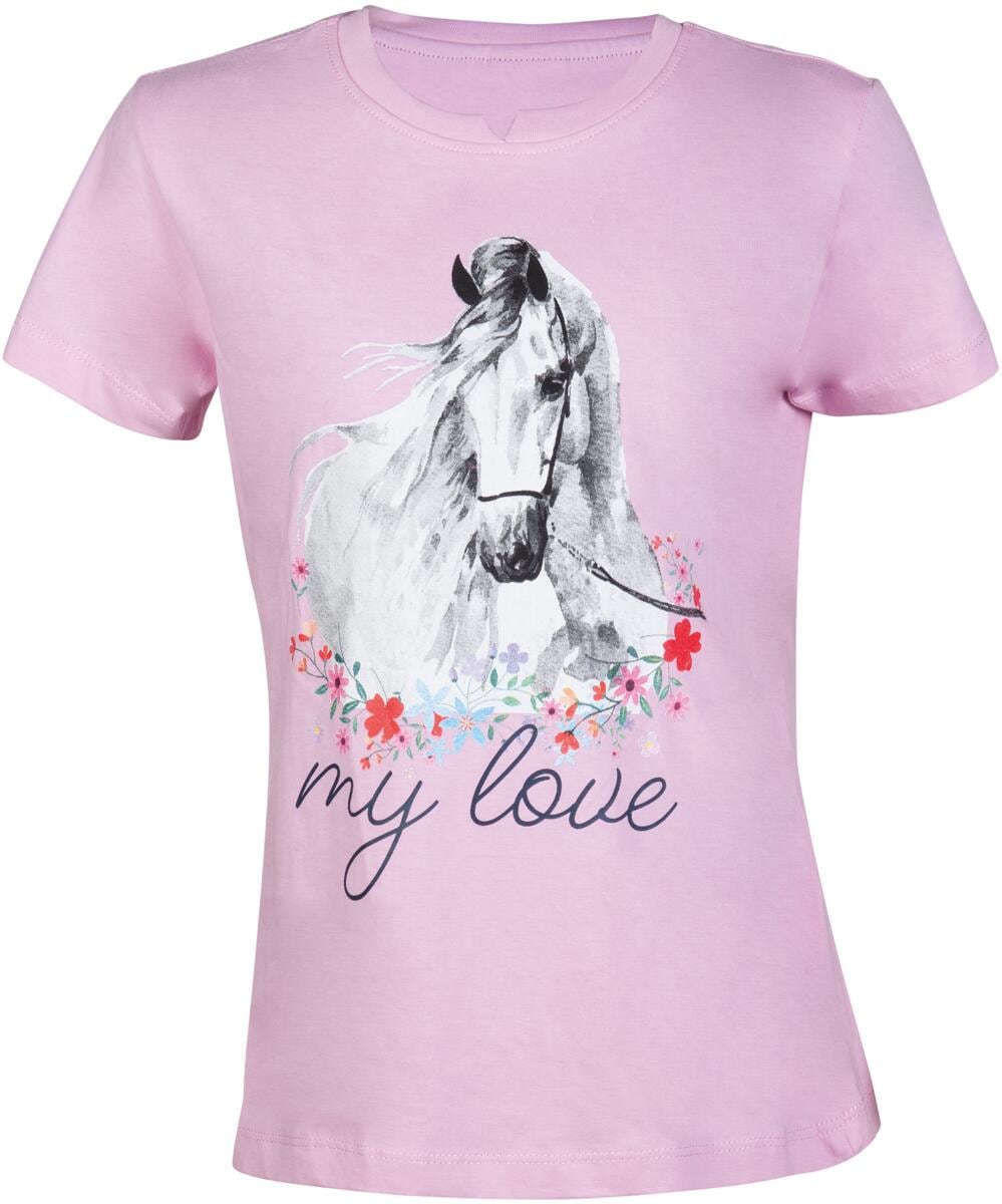 HKM Horse Spirit T-Shirt, rosa, 122/128