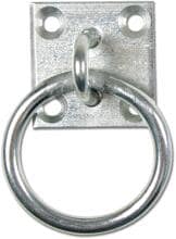 Waldhausen tie ring on plate, metal