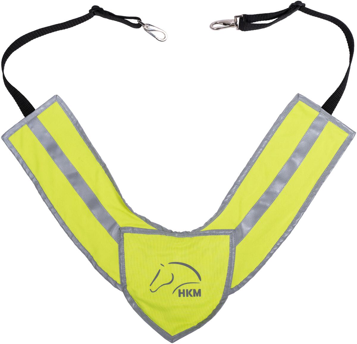 HKM Reflective Vorderzeug, neon gelb