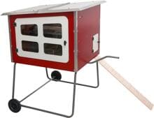 KERBL Hobbyfarming Mobile Coop, Holz, 113x92x138cm