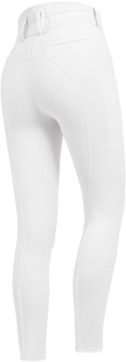ELT Maja Glam Curved High Waist Reithose, weiß, 42