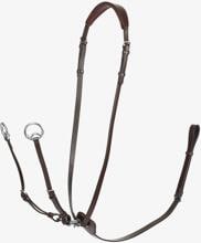 Martingala da corsa LeMieux Kudos, avana/argento, pony