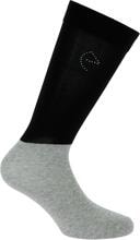 EQUITHÈME Compet Je t"aime Socken, schwarz/grün, 31-35, 2 Stück