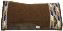 Sottosella western "Contour Star Show" di Pool, 34x36, marrone/blu