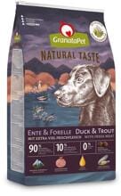 GranataPet Natural Taste Trockenfutter mit Ente & Forelle