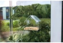 Trixie Futterhaus für Fensterscheibe, Kunststoff, 225ml/15x15x6cm, transparent