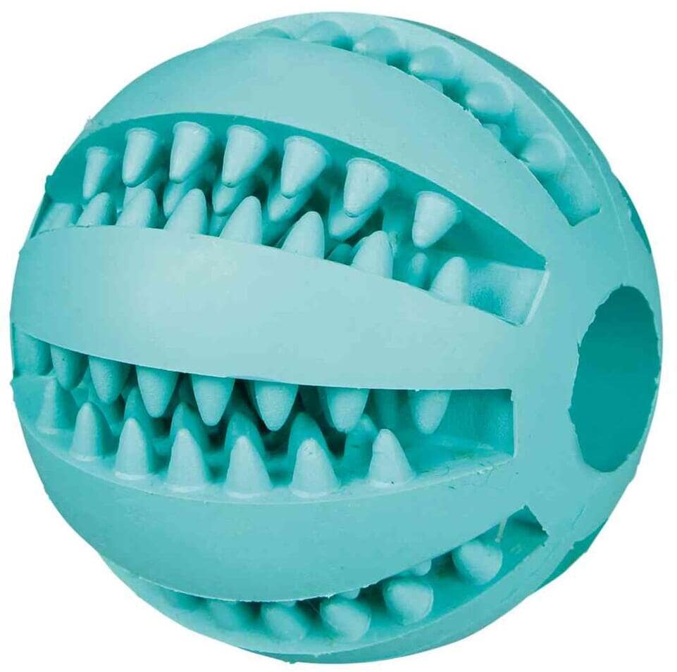 Trixie Denta Fun Ball, Minzgeschmack, Naturgummi, ø5cm