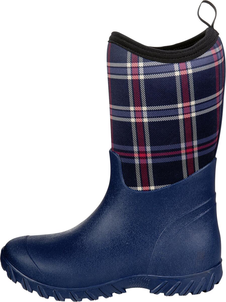 HKM Softopren Thermostiefel, navy/navy Karo, 39