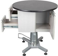 shernbao Trimmtisch mit Schubladen, hydraulisch höhenverstellbar, schwarz