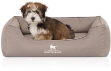 Knuffelwuff Leon orthopädisches Hundebett, 70x50cm, beige/grau