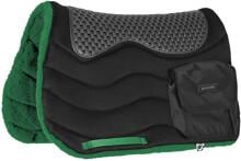 Gualdrappa da trekking Burioni con tasche, TT/Pile HD + Piuma Pad, verde