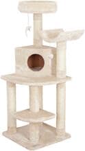 KERBL Pet Zirkonia corner scratching post, beige, 56x56x130cm