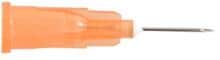 KRUUSE cannula monouso, arancione, 0,5x10 mm, 25Gx3/8, 100 pezzi