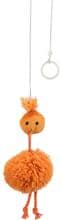 Pollo Trixie con elastico, peluche, erba gatta, 20 cm