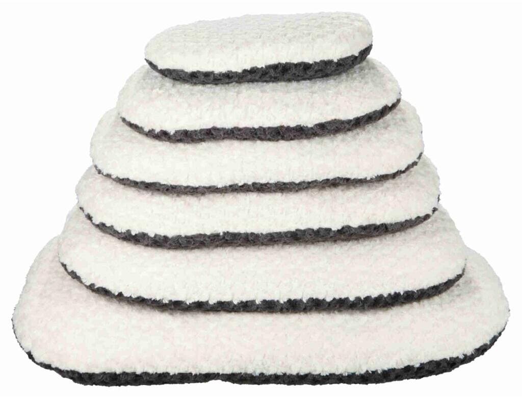 Trixie Kaline Kissen, oval, 64x41cm, grau/creme