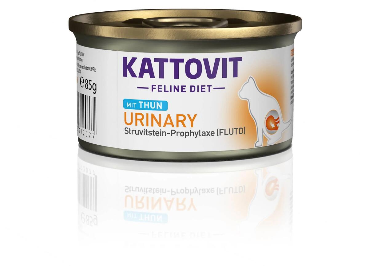 Kattovit Diet Urinary Nassfutter mit Thunfisch, 12x85g