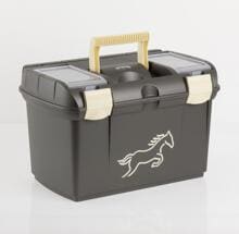 USG Putzbox mit Einsatz und Pinselhalter, metallic schwarz/beige, 40x25x24cm