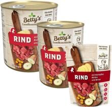 Bettys Landhausküche Nassfutter mit Rind & Kartoffel