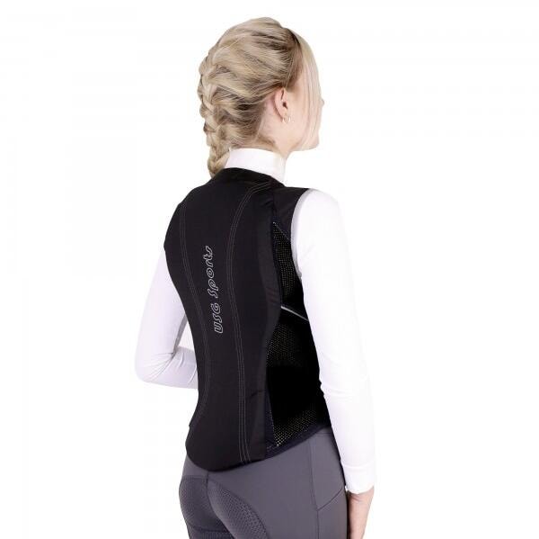 USG Precto Quick Fit Rückenprotektor, schwarz/grau, XL