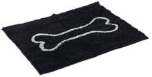 D.GS Dirty Dog Türmatte, schwarz, 90x66cm