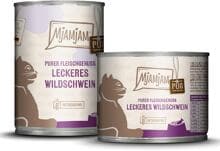 Mjamjam Katzenfutter Wildschwein Pur