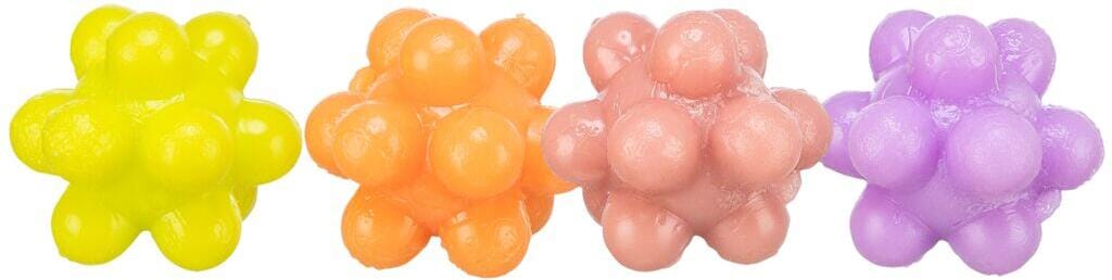 Trixie Noppenbälle, Gummi, farblich sortiert, ø3,5cm, 4 Stück