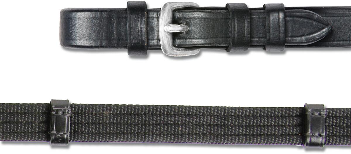 STAR Gurtzügel, schwarz, WB, 19mm