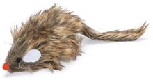 Karlie Katzenspielzeug Maus mit Stimme, Plüsch, grau, 12cm
