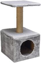 beeztees SCRATCH TREE CHRISTA GREY 30X30X57