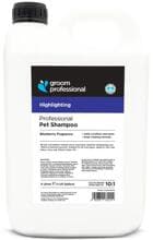 Groom Professional Blueberry Highlightning Hundeshampoo, 4L