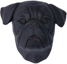 Happy House Bulldogge Kopf, schwarz