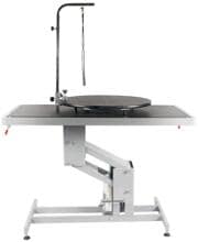 Piano di lavoro per rifilatura con asta e anello, 60 cm
