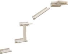 KERBL Pet Monte Prado Cat Climbing Wall, beige, 4-piece set
