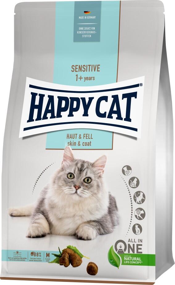 HappyCat Sensitive | Haut & Fell | Katzenfutter | 1,3 kg