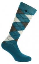 Calzini EQUITHÈME Argyle, marroni/azzurri, taglia 35-38