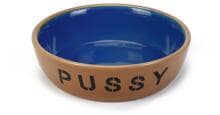 beeztees CERAMIC NAP PUSSY BGE/BLUE 13,5