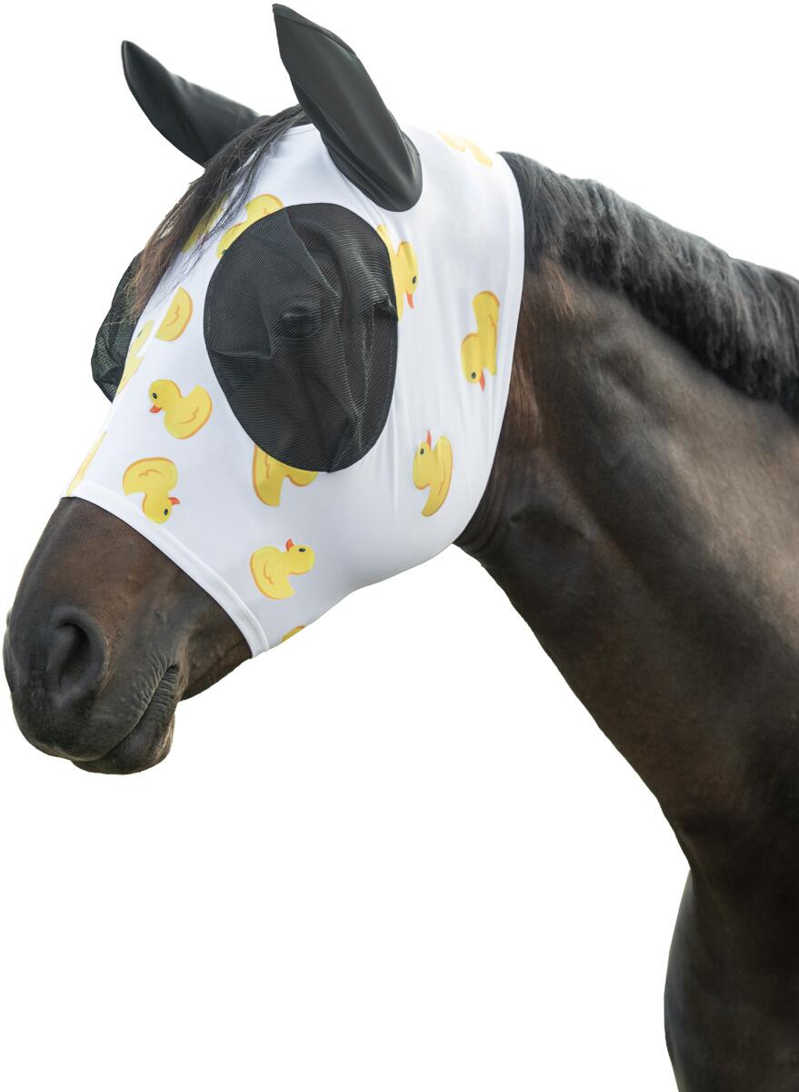 HKM Ente Fliegenschutzmaske, gelb, Pony