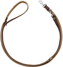 Guinzaglio in neoprene HUNTER, regolabile, marrone/caramello, 25 mm/300 cm