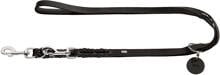 Guinzaglio HUNTER Solid Education, regolabile, nero, 18 mm/250 cm