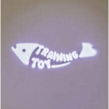 Trixie Catch the Light LED Pointer, fish, 8cm, grey