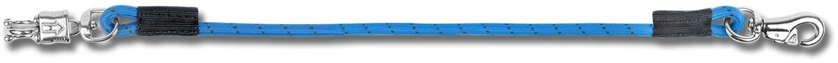 Waldhausen Elastik Anbinder, azurblau/schwarz, 90cm