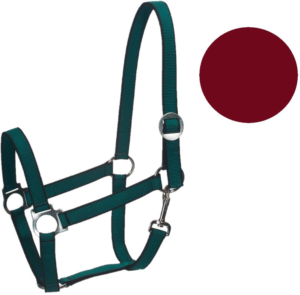 Göbel Nylon-Halfter, gepolstert, Vollblut, Gr. 2, bordeaux