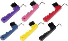 Raschietto per zoccoli HKM con spazzola, assortito