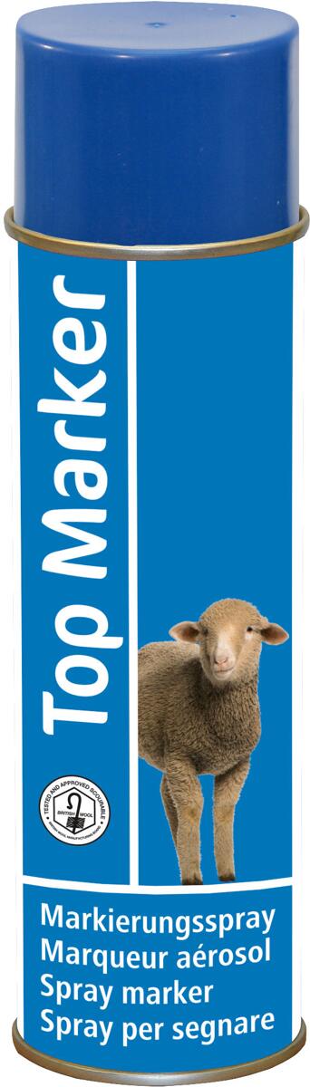 KERBL Hobbyfarming TopMarker Schafmarkierungsspray, 500ml, blau