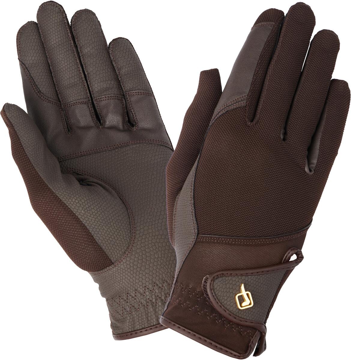 LeMieux Pro Mesh Reithandschuhe, braun, XL
