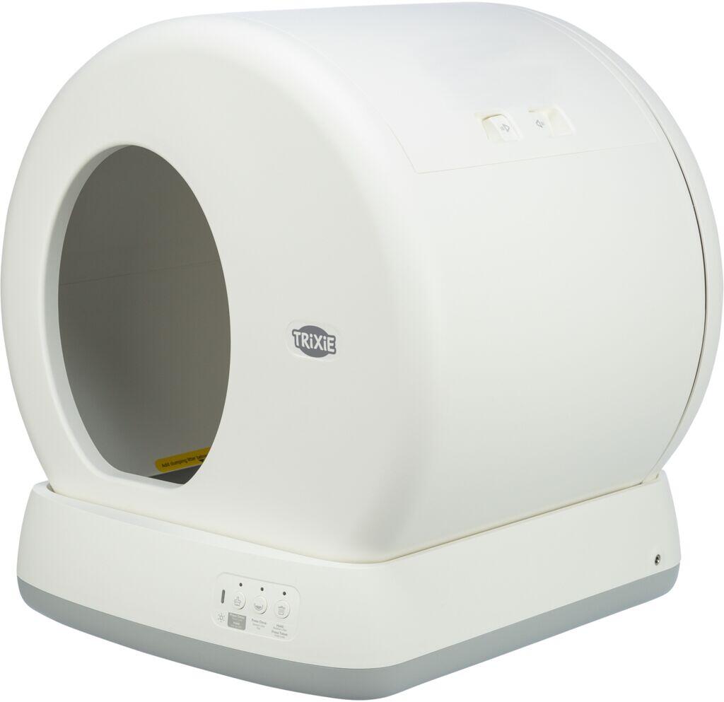 Trixie Selbstreinigende Katzentoilette, Kunststoff, 53x55,5x52cm, weiß