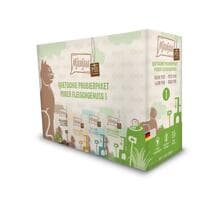 Mjamjam Quetschie PUR Katzenfutter Probierpaket I, 12x125g