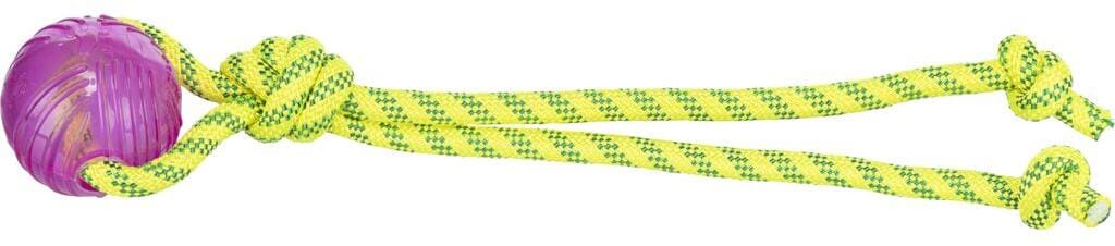 Trixie Spieltau mit Ball, Polyester/TPR, ø6x40cm