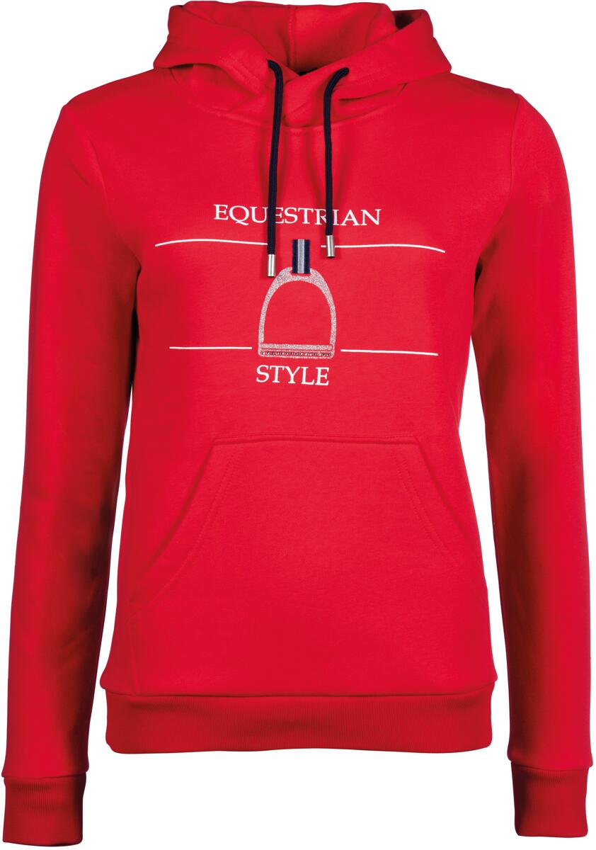 HKM Equine Sports Style Hoody, rot, XS