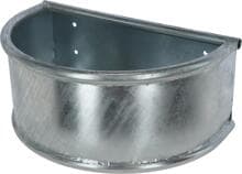 Mangiatoia rotonda KERBL, 28L, zincata a caldo